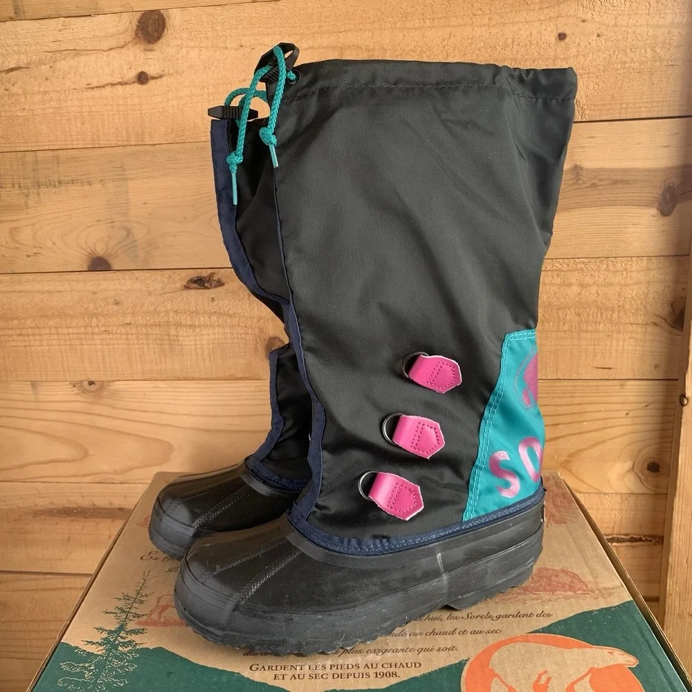 NIB‎ Vintage Sorel Winter Boots Womens 6 Retro 90s Snow Ski Freestyle